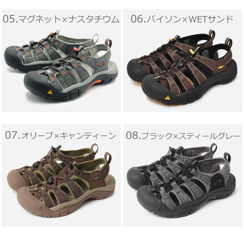 【月またぎセール開催】 KEEN キーン サンダル メンズ ニューポート H2 ブラック 黒 靴 シューズ スポーツサンダル アウトドア スポーツ 海 川 レジャー アスレジャー NEWPORT H2