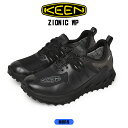 \SALE★クーポンも配布/ KEEN キーン ザイオニック ウォータープルーフハイキングシューズ メンズ 防水 ブラック 黒 シューズ 靴 ローカット トレイ...