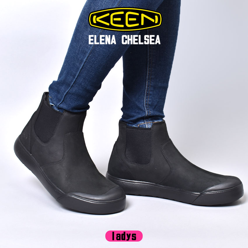 KEEN ֡  륷  ELENA ǥ ֥å  塼  ɥ֡ĥ֥ ץ ȥɥ 硼ȥ֡ CHELSEA 1022030