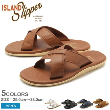 【最大600円OFFクーポン】 アイランドスリッパ ISLAND SLIPPER スライド サンダル メンズ ブラック ホワイト ネイビー ブラウン 黒 白 青 ストラップ コンフォート ベルト レザー 革 SLIDE PT223 送料無料