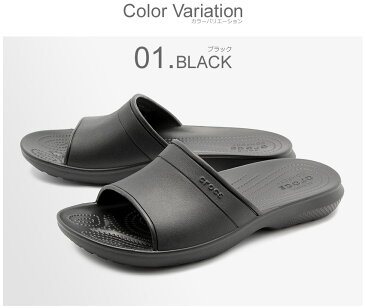 クロックス CROCS クラシック スライド シャワーサンダル メンズ レディース ブラック ネイビー ブルー 黒 青 コンフォート カジュアル サンダル ぺたんこ crocs 男性 女性 CLASSIC SLIDE 204067 001 410 6EN 019 100