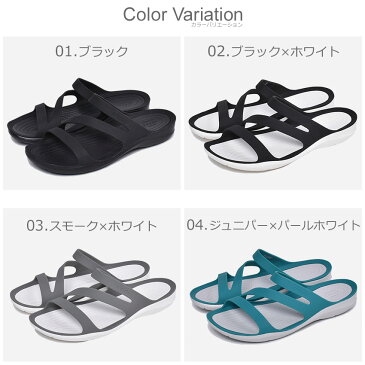 【クーポン発行！スーパーSALE】 クロックス CROCS スウィフトウォーター サンダル レディース ブラック ホワイト ネイビー ピンク オレンジ グレー 黒 白 靴 シューズ ブランド カジュアル シンプル アウトドア海 川 軽量 人気 SWIFTWATER SANDAL 203998