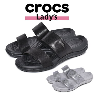 クロックス レディース サンダル CROCS カプリ デュアル ストラップ サンダル ブラック ホワイト 黒 白 靴 シューズ フラットサンダル ナースシューズ 病院 介護 ローヒール おしゃれ ブランド 軽量 つっかけ スリッパ 履きやすい CAPRI DUAL STRAP SANDAL 206089