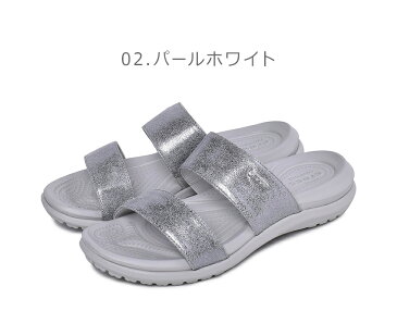 クロックス レディース サンダル CROCS カプリ デュアル ストラップ サンダル ブラック ホワイト 黒 白 靴 シューズ フラットサンダル ナースシューズ 病院 介護 ローヒール おしゃれ ブランド 軽量 つっかけ スリッパ 履きやすい CAPRI DUAL STRAP SANDAL 206089