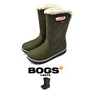 \GWセール開催!/ スノーブーツ レディース ボグス ミッド ブーツ キルティング ブラック 黒 カーキ シューズ 雪 ブーツ ボア レインシューズ ファー ...