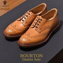  トリッカーズ TRICKER’S メンズ ウィングチップ バートン エイコーンアンティーク ダイナイトソール TRICKERS ブラウン ウイング カジュアル カントリー シューズ 革靴 短靴 靴 (TRICKER’S 5633 38 COUNTRY BOURTON) メダリオン