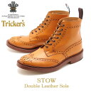  トリッカーズ ストウ TRICKER’S TRICKERS メンズ ダブルレザーソール エイコーンアンティーク カントリー ブーツ ウィングチップ ウイングチップ 5634 2 BROGUE BOOTS STOW メダリオン