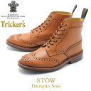 \GWセール開催!/ トリッカーズ TRICKER’S ストウ ブーツ ブラウンメンズ レースアップ カントリーブーツ 靴 シューズ ウイングチップ ドレスシュ...