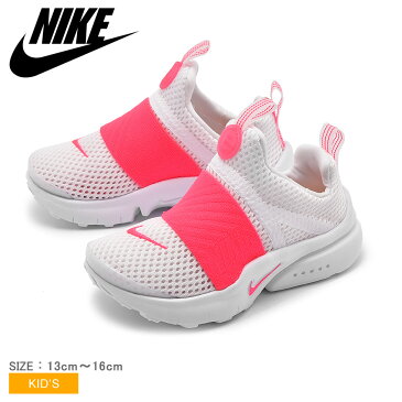 ナイキ NIKE プレストエクストリーム SE TD スニーカー ベビー キッズ ホワイト ピンク 白 ローカット スリッポン シューズ 靴 男の子 女の子 PRESTO EXTREME SE TD AA3514 100 子供