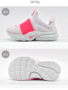 ナイキ NIKE プレストエクストリーム SE TD スニーカー ベビー キッズ ホワイト ピンク 白 ローカット スリッポン シューズ 靴 男の子 女の子 PRESTO EXTREME SE TD AA3514 100 子供