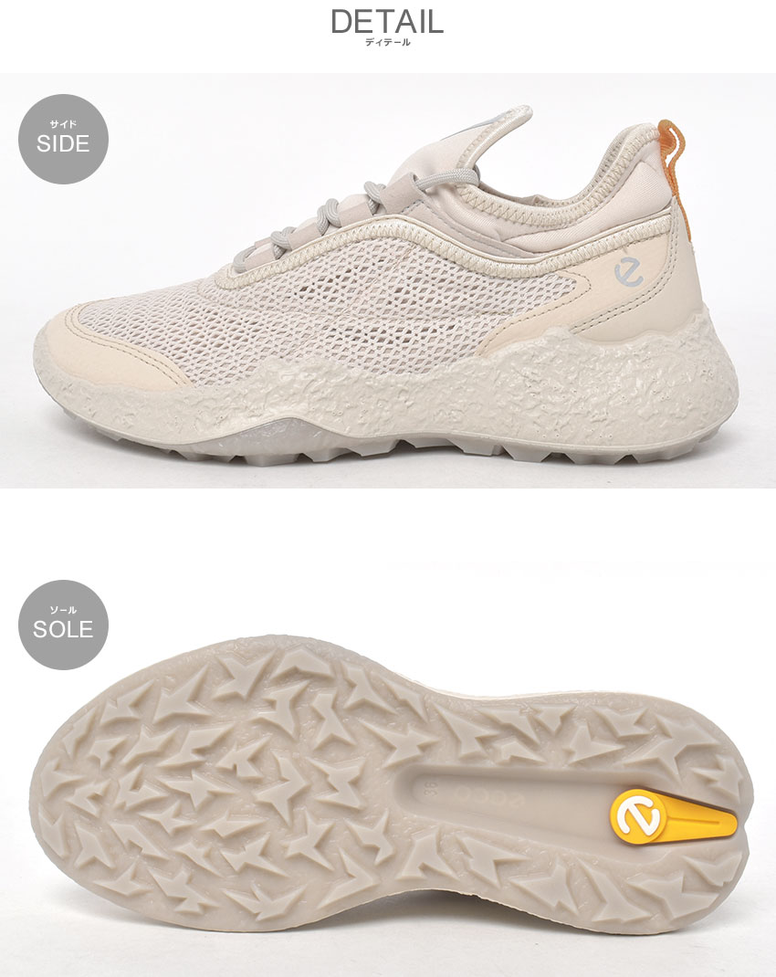 エコー ゴルフシューズ レディース GOLF BIOM H5 ベージュ 靴 シューズ ゴルフ 本革 レザー ローカット おしゃれ カジュアル ブランド 通気性 軽量 スポーティ モダン ZSPO ECCO 115023