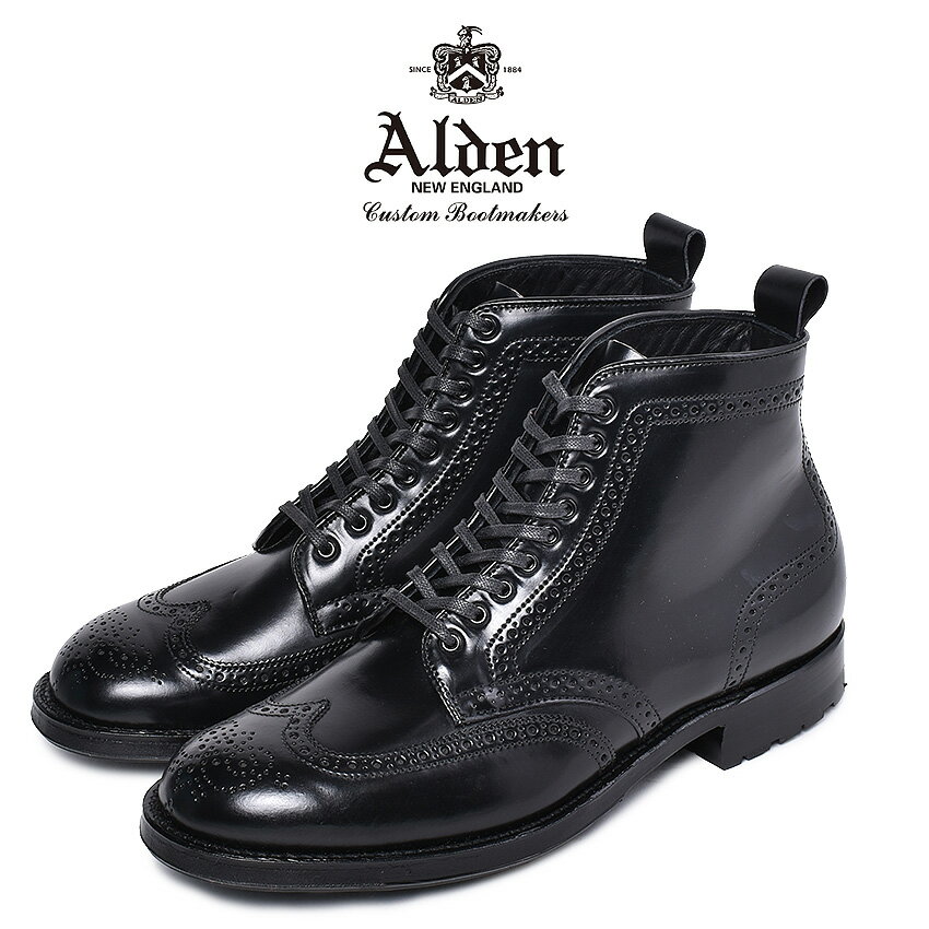 【ポイント20倍対象品】オールデン ALDEN コードバン ブール ドレスブーツ メンズ 靴 シューズ トラディショナル ビジネス ブランド フォーマル 本革 レザー 革靴 紳士靴 通勤 会社員 大人 高級 CORDOVAN BOOT 44697C