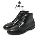 \GWセール開催!/ オールデン タンカーブーツ ブーツ メンズ CORDOVAN BOOTS ブラック 黒 靴 シューズ コードバン おしゃれ 人気 トラディ...