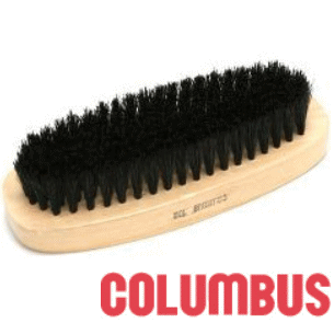 コロンブス / 靴ブラシ 102 ( COLUMBUS )【豚毛 100%】【シューズブラシ】(※クロ色や濃色の靴に使用のブラシは淡色や白革の靴に使用しないでください。)