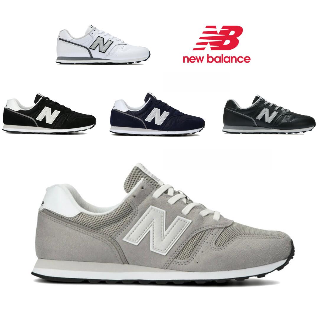 ニューバランス / ML 373 ブラック ホワイト ネイビー グレー ( NEW BALANCE ML373 )【送料無料 北海道沖縄を除く 幅D ウォーキングシューズ レディース スニーカー 靴 メンズ メンズ スニーカー】(※後継モデル。PF2 PE2は合成皮革 KG2 KN2 KB2 合成繊維です)