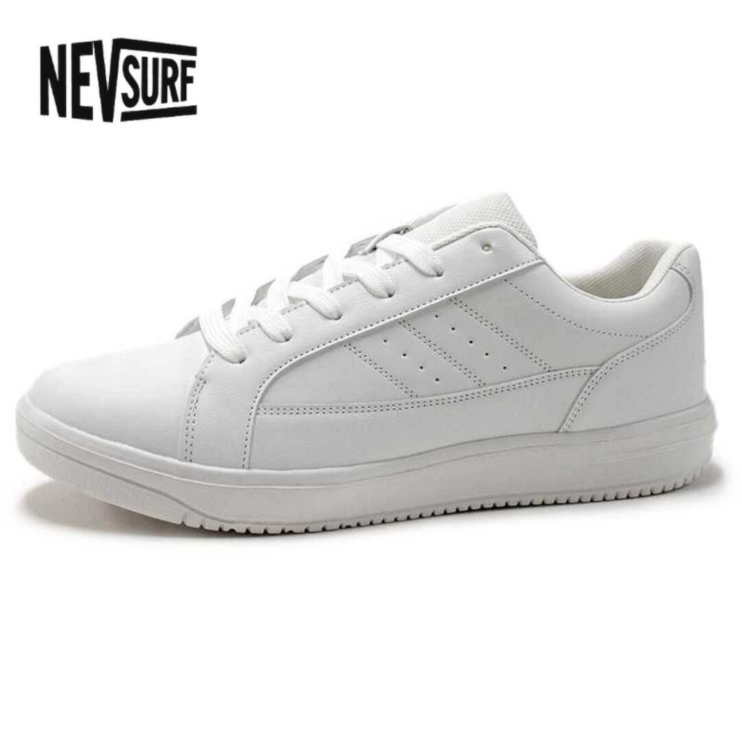 ネブサーフ / NEV 1070 ホワイト 白 ( NEV SURF NEV1070 NEV-1070 )【送料無料 北海道、沖縄県を除く スニーカー レディース 軽量 シンプル ローカット コートタイプ ウォーキング ランニング シューズ 靴 シューズ レディースシューズ】(後継モデルです)のサムネイル