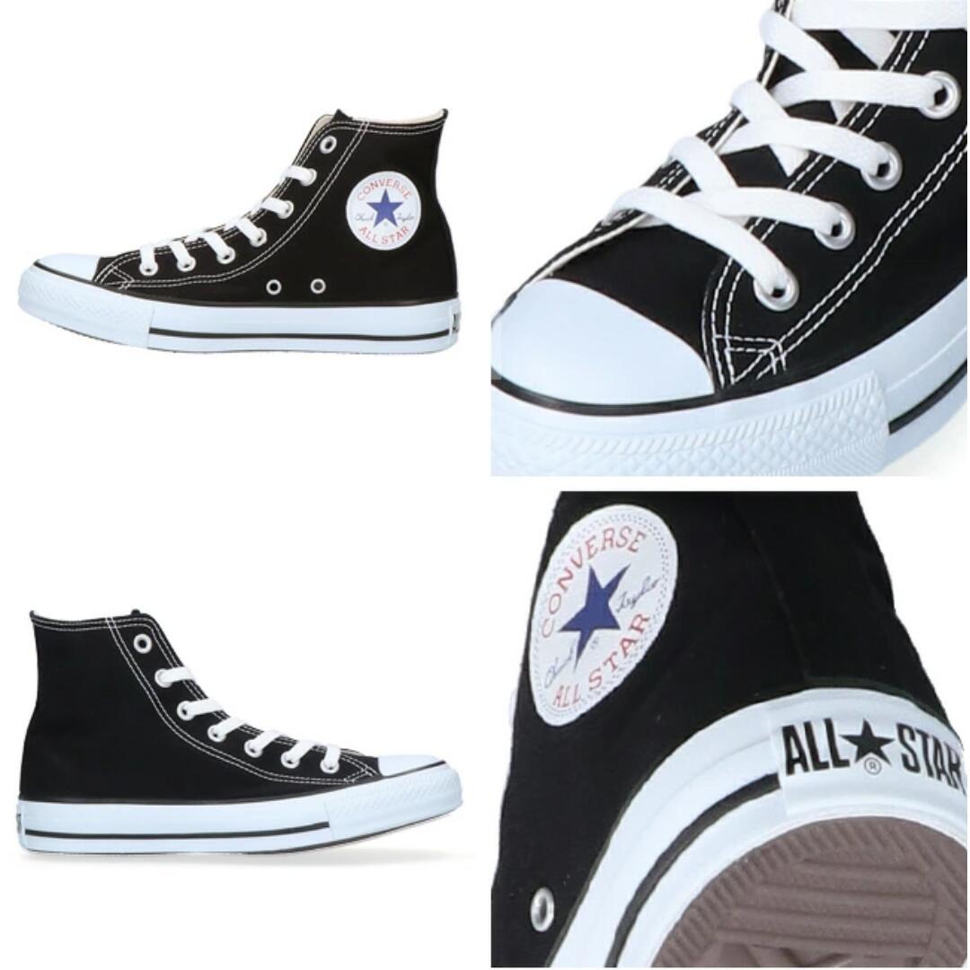 コンバース / オールスター ハイ ALLSTAR HI ホワイト 白 ブラック 黒 ブラックモノ モノクローム( CV CONVERSE AS ALL STAR HI )【送料無料 北海道、沖縄県除く レディース メンズ レディースシューズ スニーカー 靴 国内正規品】(後継モデルです) kutsunomaeda-10001608 靴のまえだ サンプル画像3
