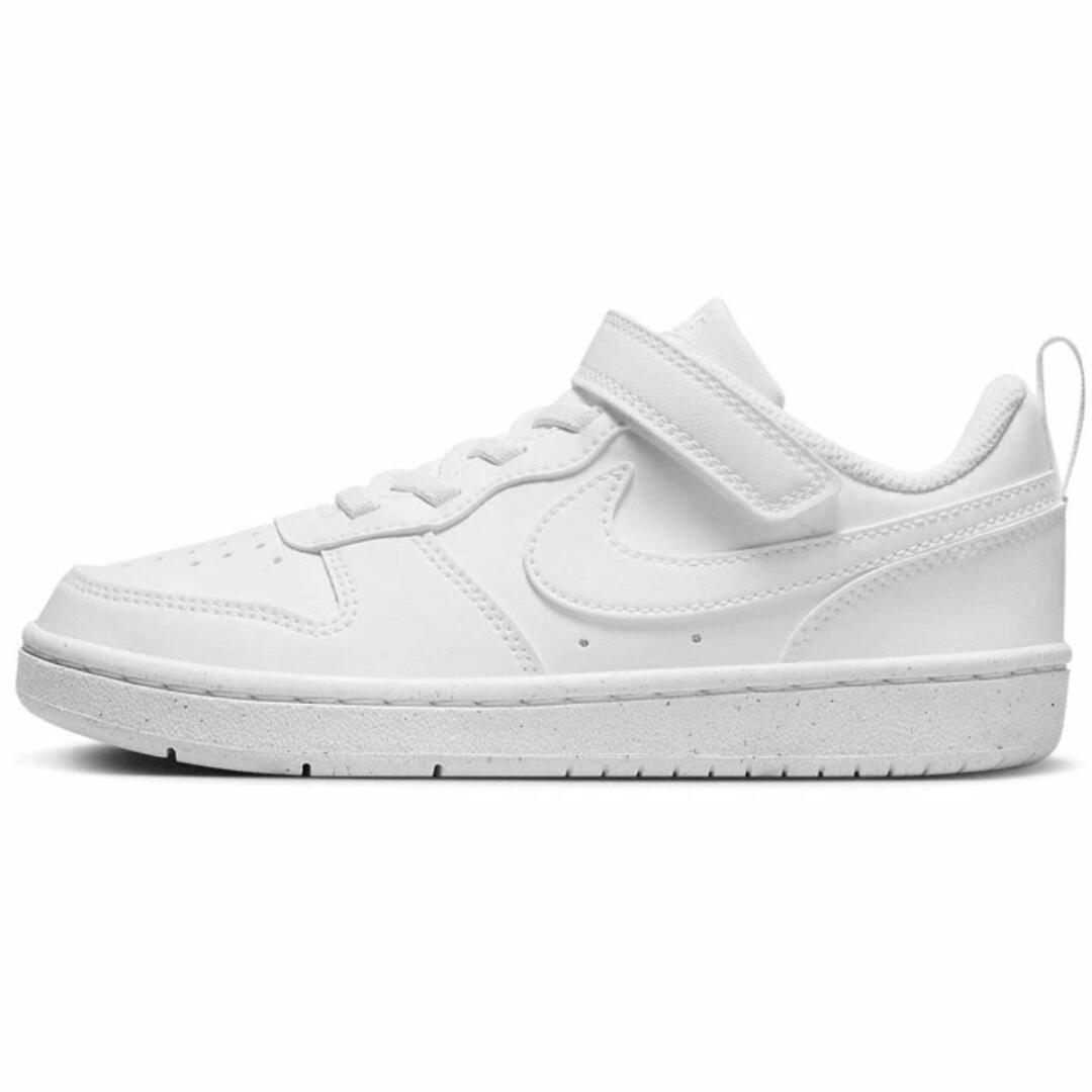 ナイキ NIKE スニーカー コート ボロー LOW リクラフト PS DV5457 106 ホワイト 白 ( NIKE COURT BOROUGH LOW DV 5457 )【送料無料 北海道、沖縄県を除く 女の子 キッズ キッズスニーカー シューズ 子供靴 キッズシューズ 子供 靴】