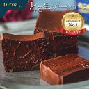 【送料無料】 toroa とろ生 ガトーショコラ 1本 340g 送料無料 チョコレートケーキ 洋菓子 高級 スイーツ ギフト プレゼント バレンタイン 誕生日ケーキ ケーキ パーティー 常温商品との同梱不可の商品画像