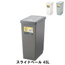 スライドペール 45L 幅27 奥行42 高さ60.5cm ペール ダストボックス ごみ箱 ゴミ箱 おしゃれ インテリア