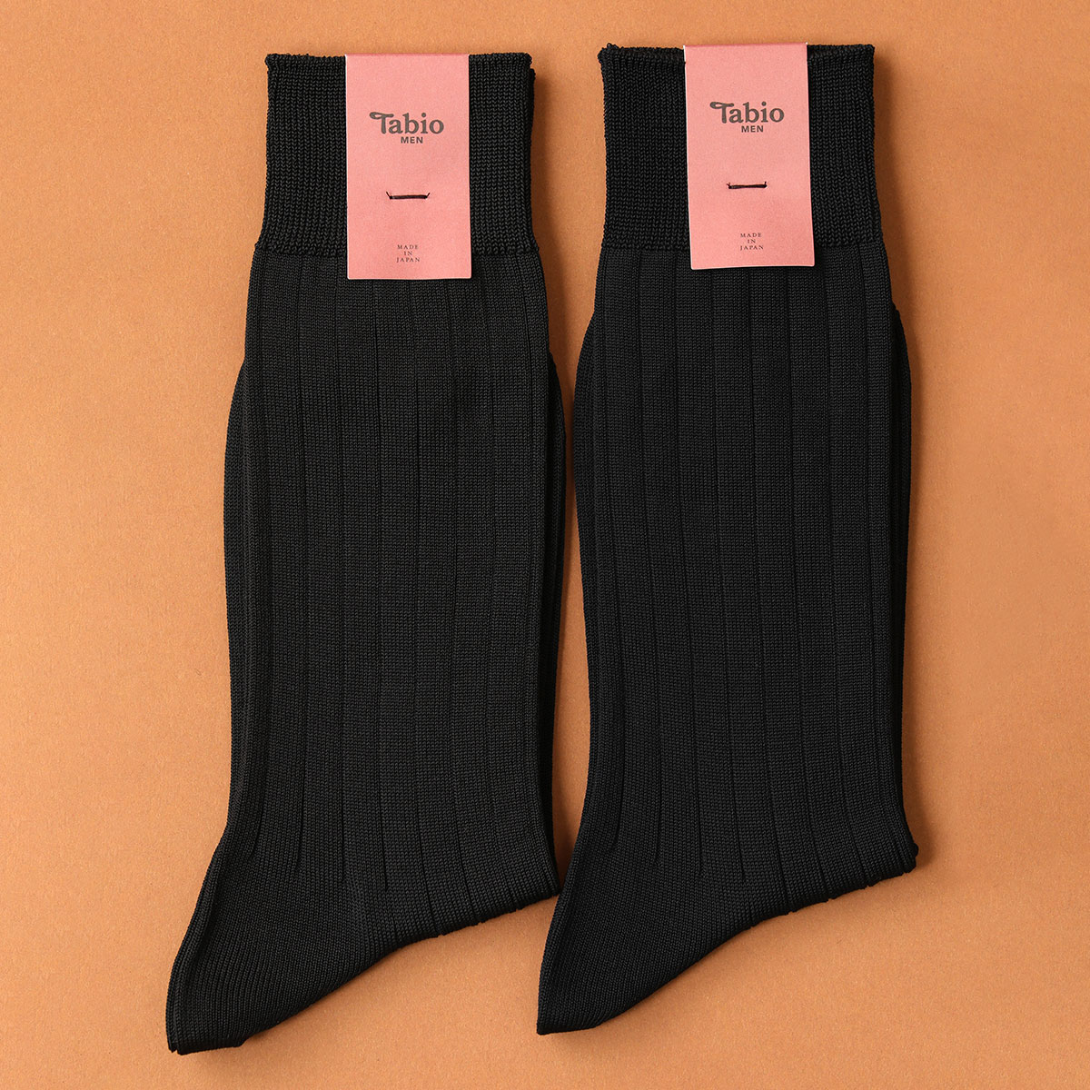 【全品送料無料★〜2/11 23:59迄】【あす楽】【Tabio MEN】 メンズ 9×2つやリブビジネスソックス2足セット:クロ・スミクロ【BOX付】 / 靴下屋 靴下 タビオ Tabio くつ下 クルー 消臭靴下 デオドラント メンズ クリスマス プレゼント 男性 ギフト 日本製