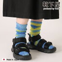 【全品送料無料~7/11 23:59迄】【公式 靴下屋】 さらさら タイダイ リブ ソックス / 靴下 タビオ Tabio くつ下 クルー 夏用 綿混 麻調 シャリ感 カジュアル レディース 日本製