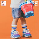 【公式 靴下屋】 キッズ サンドイッチライン ソックス 13〜15cm / 靴下 タビオ Tabio くつ下 クルー ふくらはぎ 子供 子ども ジュニア 日本製