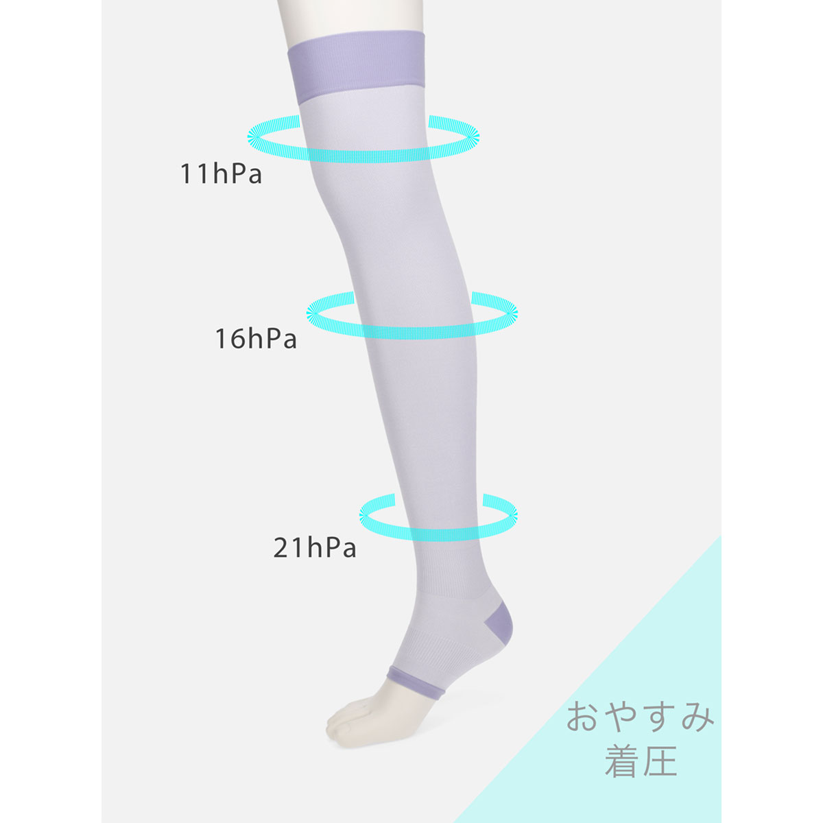 【全品送料無料★～5/16 9:59迄】【あす楽】【公式 TABIO LEG LABO】 就寝用 弾性 着圧 ニーハイ ソックス / 靴下屋 靴下 タビオ くつ下 ハイ 一般医療機器 レディース 母の日 プレゼント 日本製 3