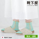【公式 靴下屋】 ドライ メロウ サイド ライン メッシュ ショートソックス / 靴下 タビオ Tabio くつ下 薄手 ショート ソックス くるぶし上 吸水 速乾 夏 スポーティー カジュアル 白 黒 レディース 日本製