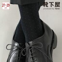 【公式 Tabio MEN】 メンズ ピンドット レギュラー ソックス (27.0~29.0cm) / 靴下屋 靴下 タビオメン タビオ くつ下 クルー ビジネスソックス ビジネス 薄手 L 大きいサイズ 水玉 父の日ギフト 日本製