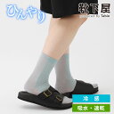 【公式 靴下屋】 冷感 ドライ バイカラー メッシュ ショートソックス / 靴下 タビオ Tabio くつ下 母の日ギフト ショート ソックス くるぶし上 涼感...