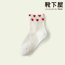 【全品送料無料~6/27 09:59迄】【公式 Mighty Soxer】キッズ トップチュールハートショートソックス 16.0~18.0cm / 靴下屋 靴下 タビオ マイティソクサー くつ下 ショート キッズ 白