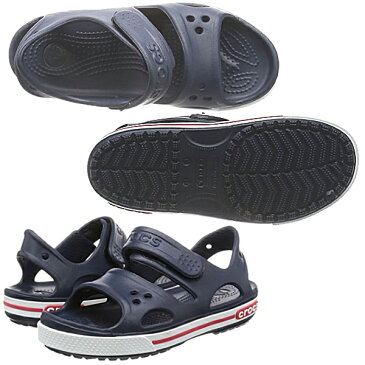 クロックス クロックバンド 2.0 サンダル PS crocs crocband 2.0 sandal PS 14854 キッズサンダル 子供 キッズ ベビー靴 男の子 女の子 スポーツサンダル クロスサンダル ネイビー 紺　パープル 紫　ブルー グリーン 【正規品】【13〜19cm】【QHQH-33vphh】●