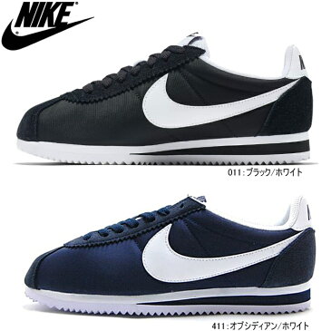 ナイキ ウィメンズ クラシック コルテッツ ナイロン NIKE WMNS CLASSIC CORTEZ NYRON 749864 レディース スニーカー 女性 軽い 軽量 カジュアル おしゃれ かわいい 可愛い 紐靴 ローカット ブラック 黒 ネイビー 紺 23.0cm 23.5cm 24.0cm 24.5cm 25.0cm