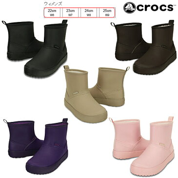 クロックス カラーライト ブーツ ウィメン crocs ColorLite boot w 16210 耐水性がある素材・ボア素材ライナーで暖かいブーツ レディース レディース靴 ブーツ かわいい おしゃれ 22.0cm パープル 紫 【国内正規取扱店】【NKNK-33pvpd】● 【16FBoff】【RE】