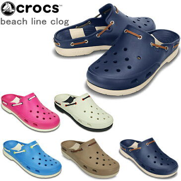 クロックス レディース メンズ ビーチライン クロッグ crocs beach line clog 15334 軽量 軽い サンダル 女性用 男性用 くろっくす さんだる メンズ靴 レディース靴 ピンク ホワイト 白 ブルー ネイビー おしゃれ 【国内正規取扱店】【OEOE-33rdjr】●【sm68】 【07co】