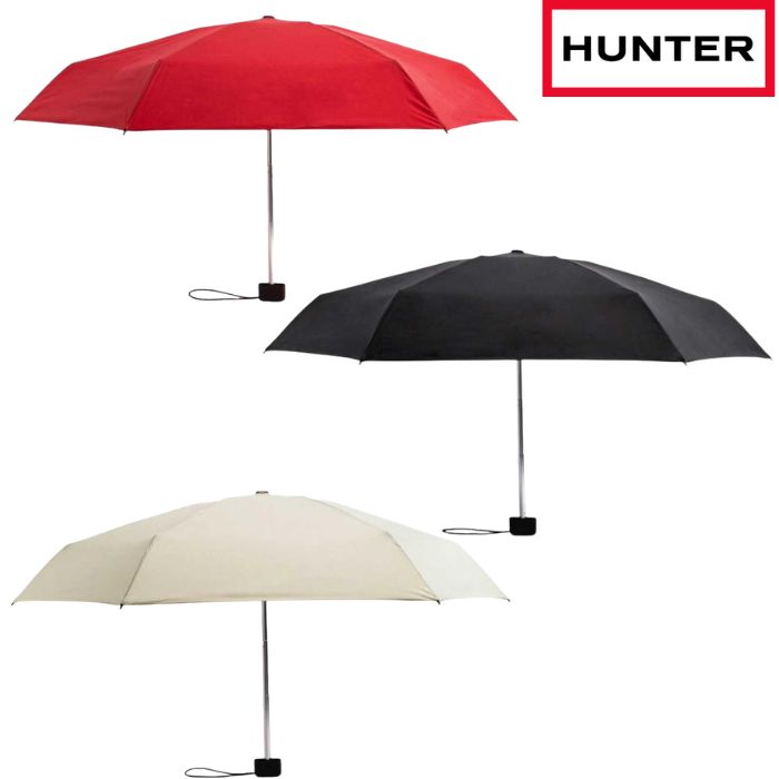 乐天商城 - ハンター HUNTER UAU7020UPN UAU7021UPN ユニセックス ミニ コンパクト アンブレラ 傘 MINI COMPACT UMBRELLA 折りたたみ 雨傘 携帯 旅行 日傘 レイン 小物 赤 レッド 黒 ブラック 白 ホワイト 男女兼用