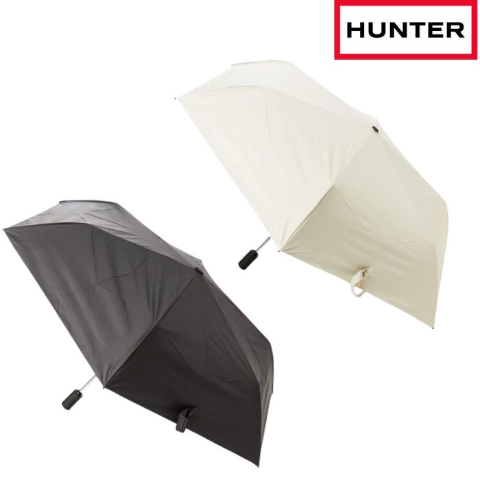 乐天商城 - ハンター HUNTER UAU7038UPN ユニセックス オール ウェザー オート コンパクト アンブレラ 傘 ALL WEATHER AUTO COMPACT UMBRELLA 55CM 折りたたみ 雨傘 携帯 旅行 日傘 レイン ワンタッチ 小物 黒 ブラック 白 ホワイト 男女兼用