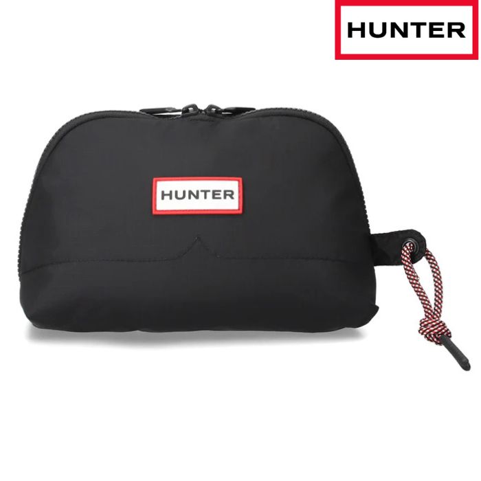 乐天商城 - ハンター HUNTER UBP7121NRS ユニセックス トラベル エクスパンダブル ラージ ポーチ ポーチ TRAVEL LARGE POUCH ミニポーチ 耐水性 耐久性 旅行 トラベル 小物 黒 ブラック 男女兼用