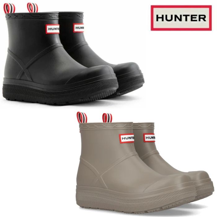 乐天商城 - ハンター HUNTER UFS7105PVC ユニセックス プレイ モールデット ブーツ UNISEX PLAY MOLDED BOOT カジュアル レディース メンズ レインブーツ 雨の日 長靴 ショート