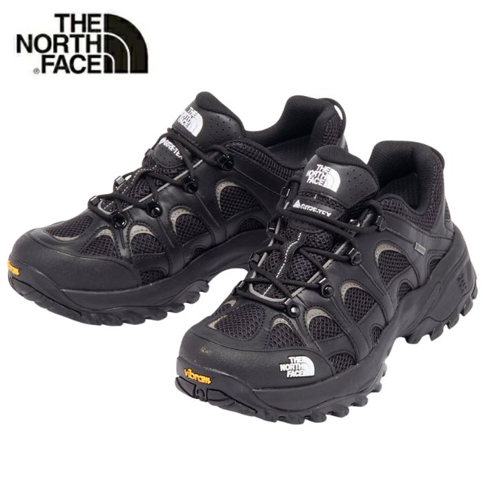 ザノースフェイス ヘッジホッグ RVST ゴアテックス NF02541 THE NORTH FACE HEDGEHOG RVST GTX ハイキング メンズ レディース シューズ 靴 アウトドア スニーカー 登山 防水 ブラック