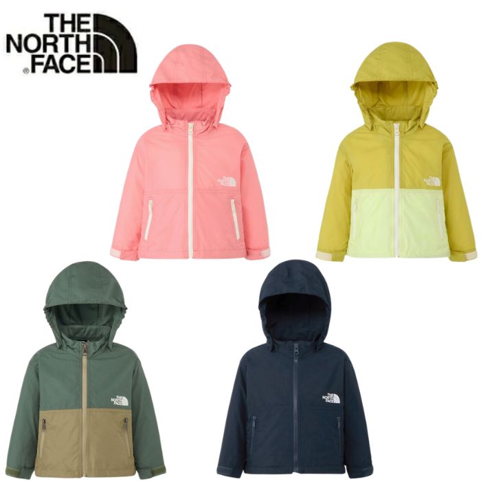 乐天商城 - ザノースフェイス THE NORTH FACE コンパクトジャケット NPB22510 ベビー COMPACT JACKET アウター ジャケット 普段使い 旅行 お出かけ 軽量 通園 シンプル カジュアル キャンプ アウトドア デイリーユース ギフト プレゼント