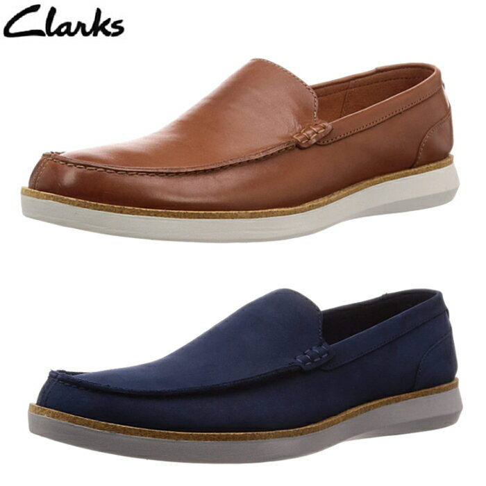 楽天靴のリードクラークス Clarks メンズ カジュアル シューズ フェアフォード ステップ Fairford Step レザー 本革 靴