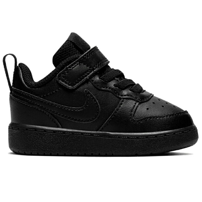 ナイキ コート バーロウ LOW 2 TDV NIKE COURT BOROUGH LOW 2 TDV キッズ ジュニア スニーカー マジックテープ ベルクロ シューズ 子供 男の子 女の子 BQ5453-001