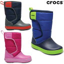 クロックス crocs キッズ ブーツ ロッジポイント スノー ブーツ キッズ 子供用 LodgePoint Snow Boot Kids 204660