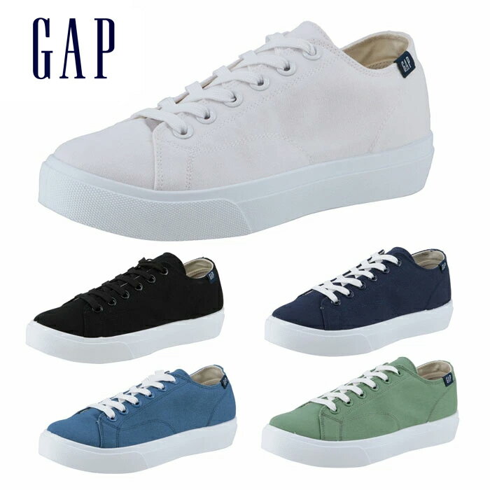 ギャップ メンズ レディース スニーカー GAP GPU12201 ローカット レースアップ キャンバス シューズのサムネイル