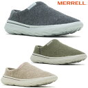  MERRELL fB[X T_ V[Y nbg bN 2 E[ XCh MERRELL HUT MOC 2 WOOL SLIDE AEghA Lv