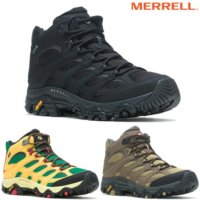 メレル メンズ シューズ モアブ 3 シンセティック ミッド ゴアテックス MERRELL MOAB 3 SYNTHETIC MID GORE TEX カジュアル スニーカー アウトドア 登山 キャンプ タウンユース トレッキングシューズ 防水