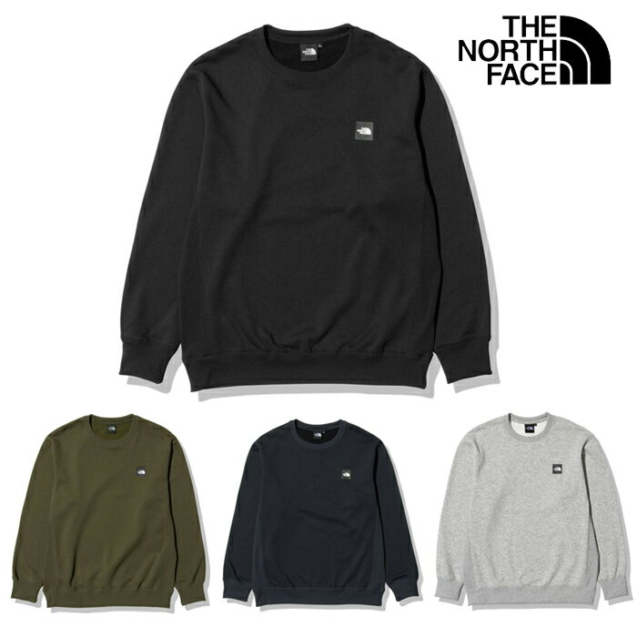 楽天靴のリードザ・ノースフェイス メンズ スクエアロゴクルー NT62231 Square Logo Crew THE NORTH FACE スウェット トレーナー