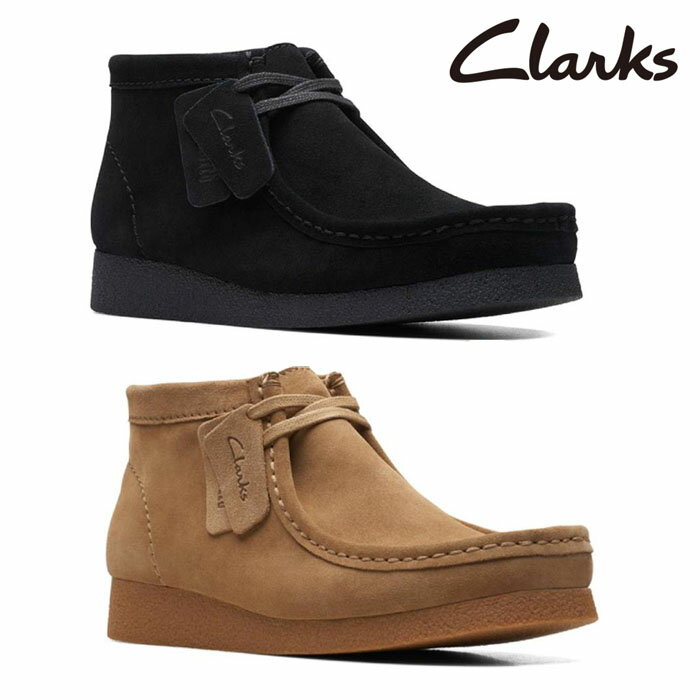 クラークス Clarks メンズ ショートブーツ 26172823/26172824 ワラビーエヴォブーツ WallabeeEVO Bt スエード 正規代理店商品